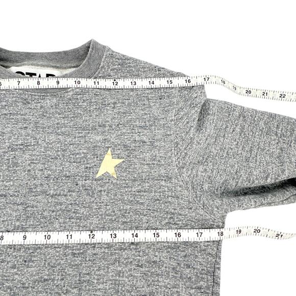 GOLDEN GOOSE Athena Star Sweatshirt in Grey XS - Picture 11 of 13